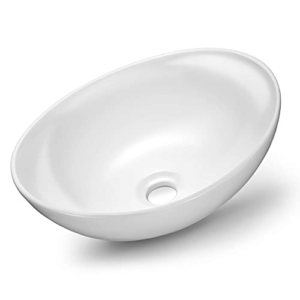 Premium Waschbecken, oval, weiß, ohne Überlauf Vorschaubild