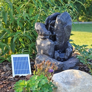 CLGarden Solar Springbrunnen NSP14, Wasserspiel mit LED Vorschaubild