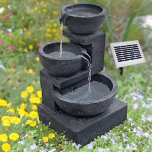 AMUR Solarbrunnen, Wasserspiel für Garten Vorschaubild