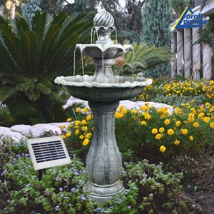 AMUR Solar Gartenbrunnen, mit Beleuchtung Vorschaubild