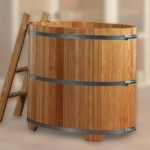 Weka » Holzbadewanne bzw. Tauchbottich aus Lärchenholz Vorschaubild