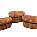 Click-Deck Products » Holzwannen-Set, oval, Holzbadewanne für Kinder Vorschaubild