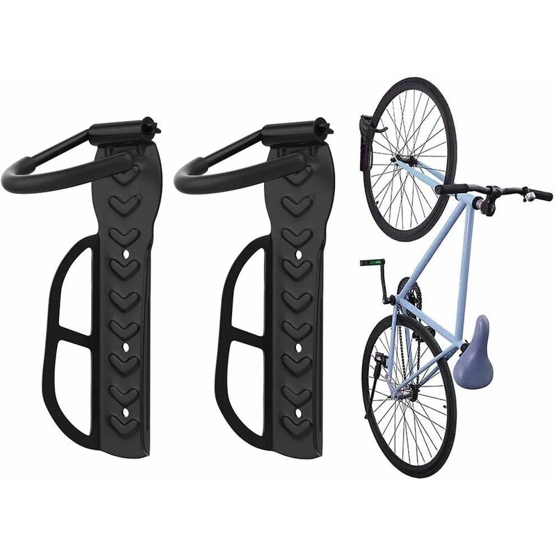 Fahrradständer, 2 Stücke 270 ° Drehung Wandmontage Fahrradhalter mit Silikon, Kratzfest Wandhalterung Fahrradhalterung Fahrräder Aufbewahrungsständer Vorschaubild