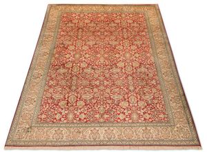 Teppich » Kaschmir Seide Teppich handgeknüpft rot Vorschaubild