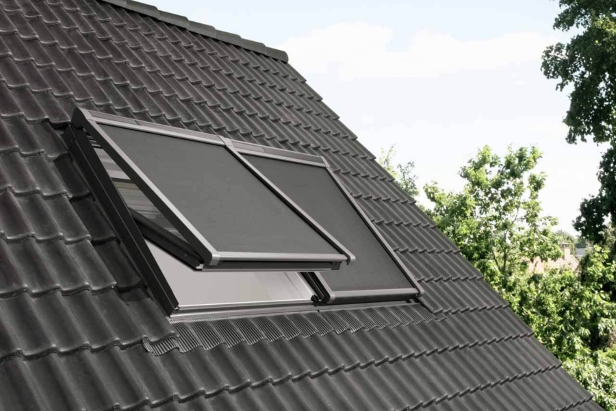 VELUX » Hitzeschutzmarkise Tageslicht für Dachfenster, Hitzereduktion, schwarz, transparent Vorschaubild